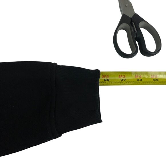 NBA Colorblock Black Gray Hoodie Sweatshirt M Logo Graphic Long Sleeves Sporty - Picture 10 of 10